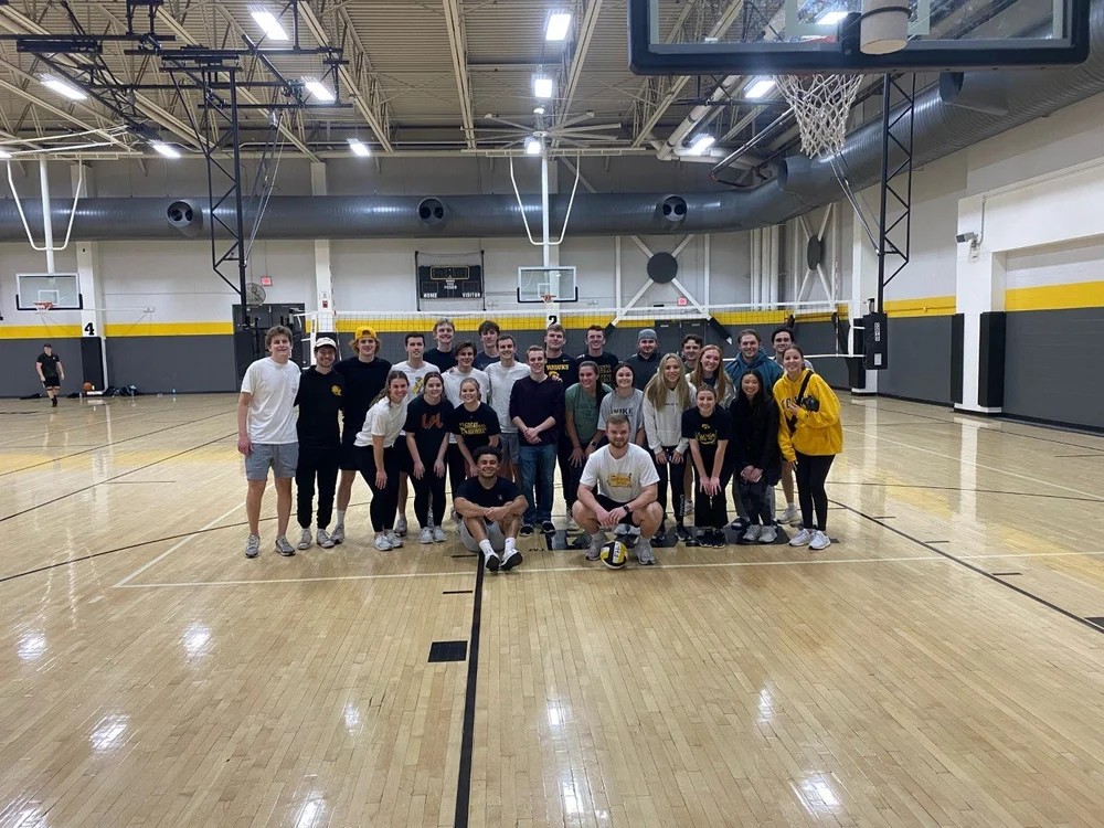 Members at a dodgeball tournament.
